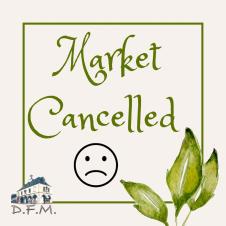 Dursley's September Farmer's Market is CANCELLED 