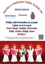 Festive Dursley Christmas Lights Switch on 29th November 2024